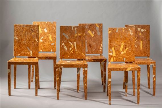 Conjunto de seis cadeiras, design de Fernando e Humberto Campana, linha Celia - Fernando & Humberto Campana