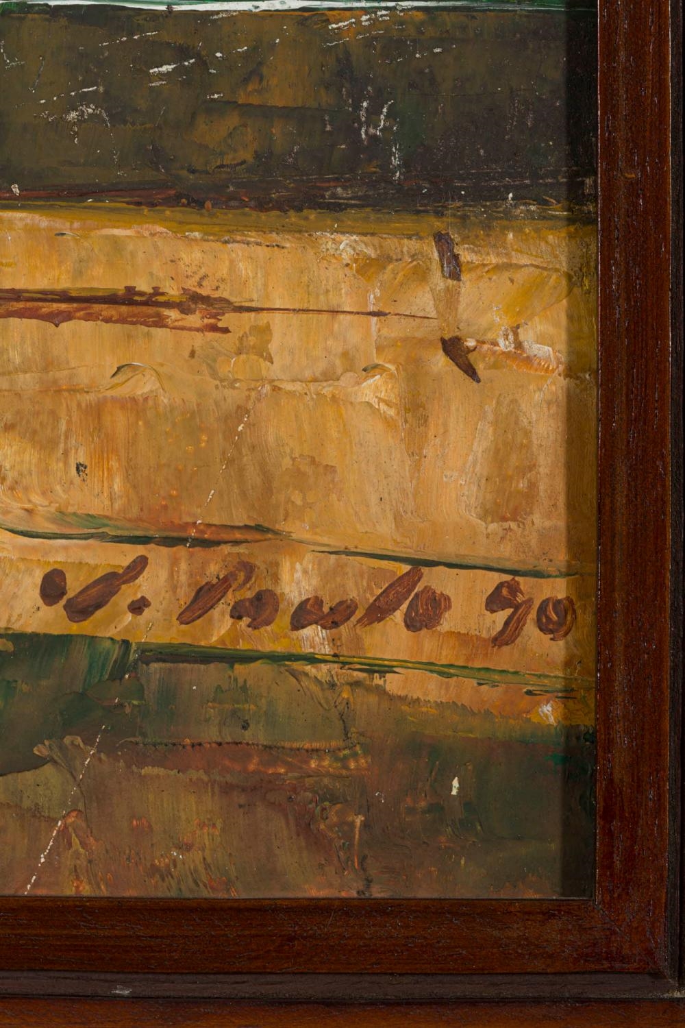 Artwork by José Paulo M. da Fonseca, Fachada e Portas, Made of oil on board