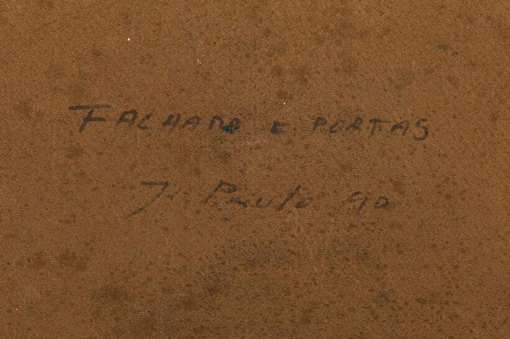 Artwork by José Paulo M. da Fonseca, Fachada e Portas, Made of oil on board