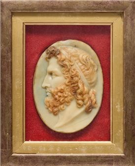 Portrait relief of Jupiter - Richard Cockle Lucas
