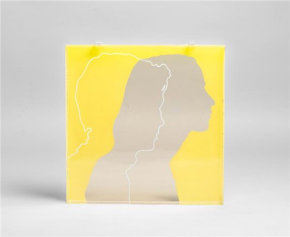 Ombre Portée Cynthia et Wade by Lourdes Castro, 1968