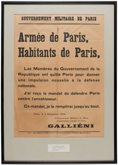 Gouvernement Militaire de Paris. Habitants de Paris - Marcel Picard