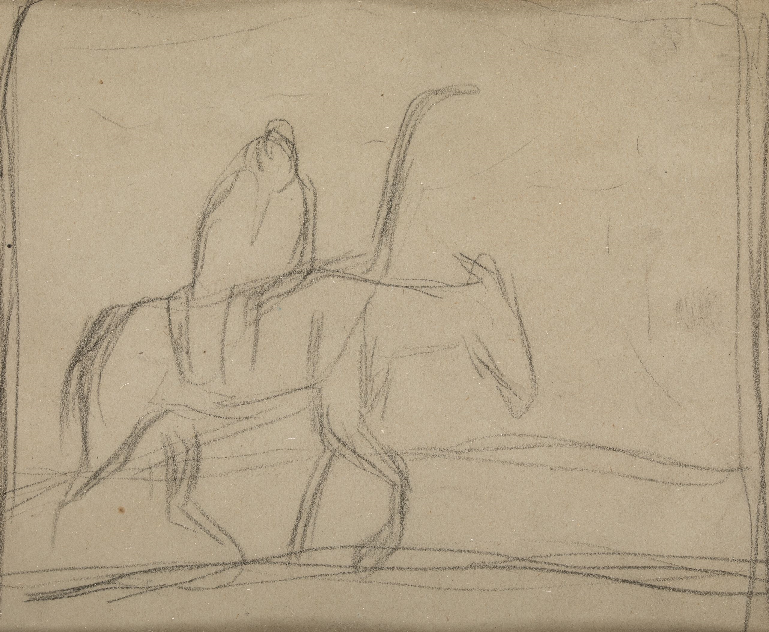 Artwork by Aurelio Bibiano de Arteta y Errasti, Note to remember, Made of Graphite On Paper