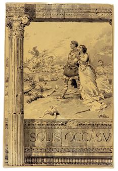 Solis Occasu - Il tramonto di una civiltà - Fortunino Matania