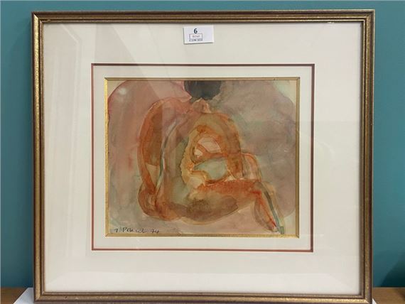 Nu de dos by Jacques Poncet, 1974