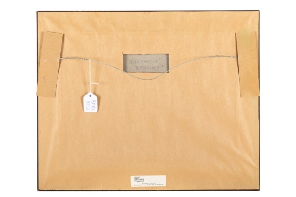 Artwork by Bernard Finegan Gribble, Pool Harbour, Made of Oil On Board