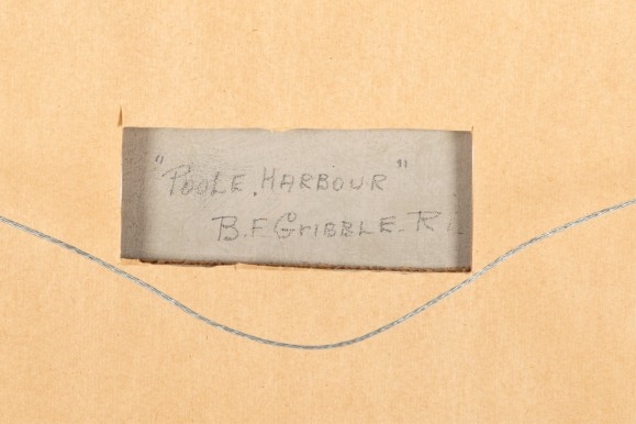 Artwork by Bernard Finegan Gribble, Pool Harbour, Made of Oil On Board