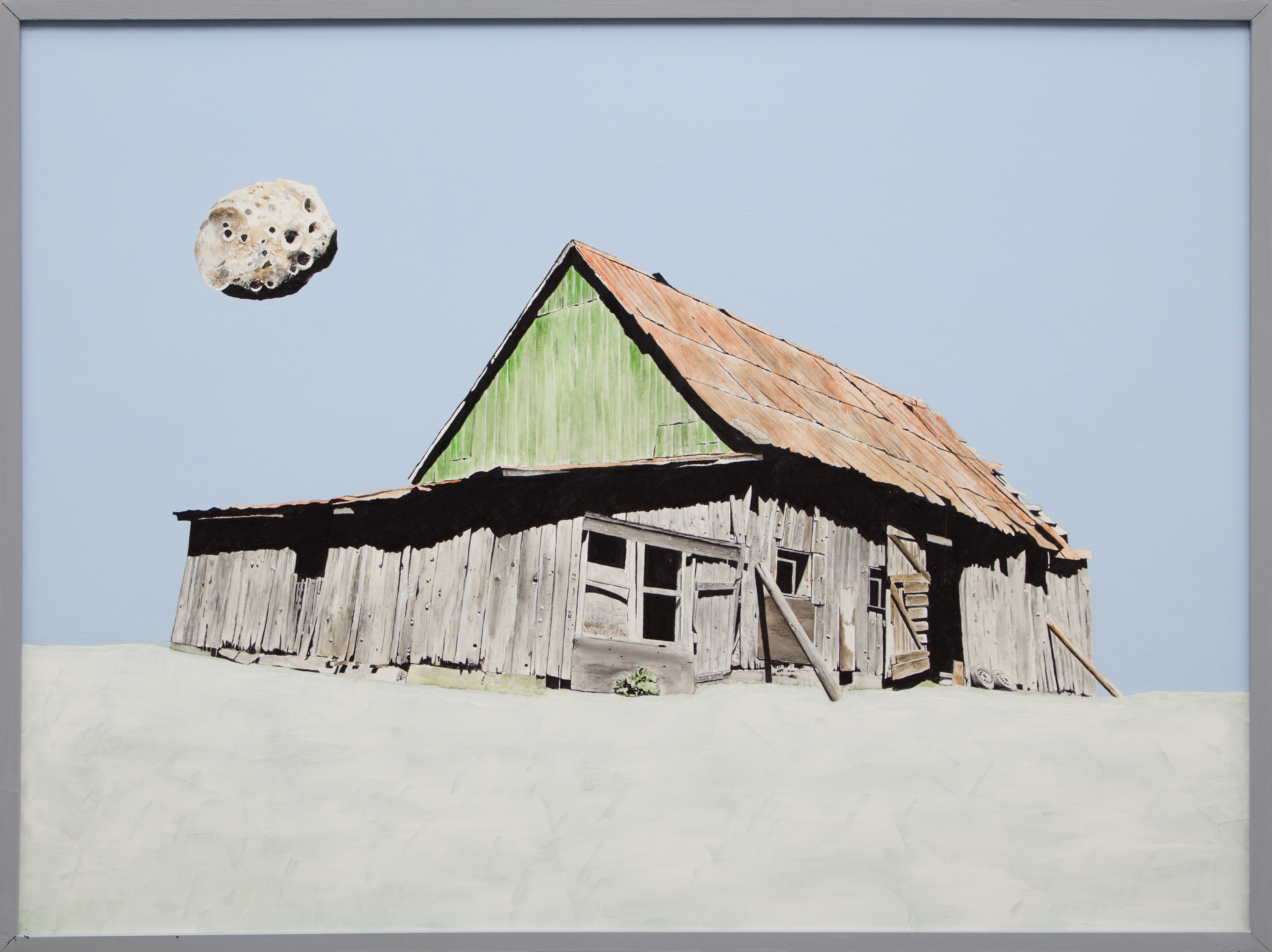 Artwork by Serge Lemonde, L'astéroïde II, Made of Acrylic on panel