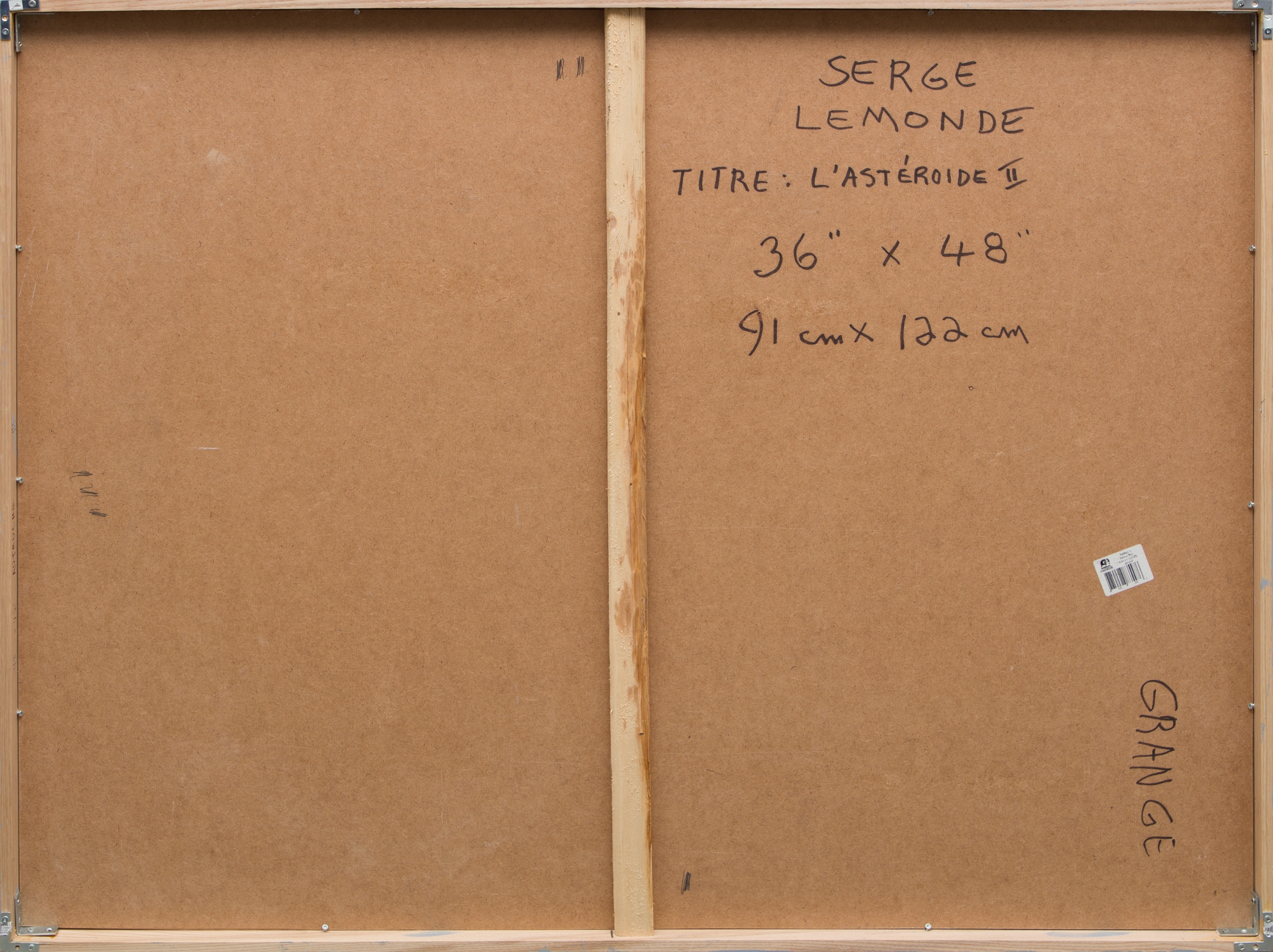 Artwork by Serge Lemonde, L'astéroïde II, Made of Acrylic on panel