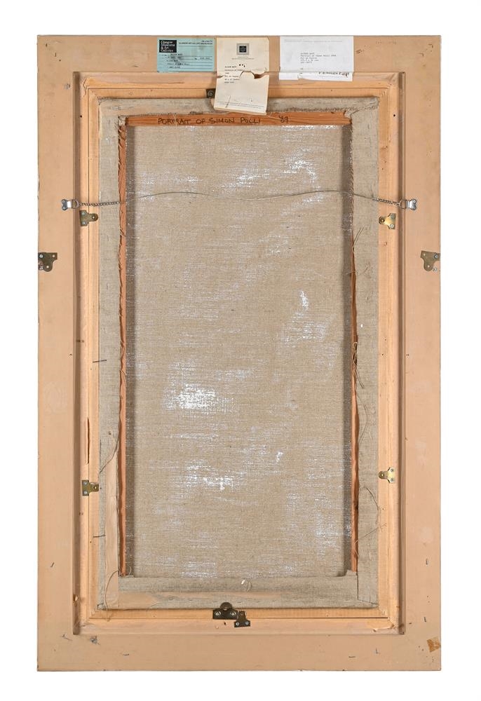 Artwork by Alison Watt, PORTRAIT OF SIMON POLLI, Made of Oil On Canvas