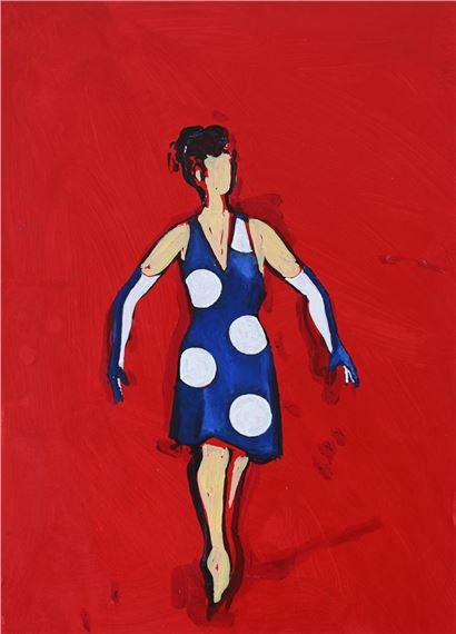 PARTY GAMES (WOMEN IN POLKA DOT DRESSES by Patrick Caulfield, circa early 1980s