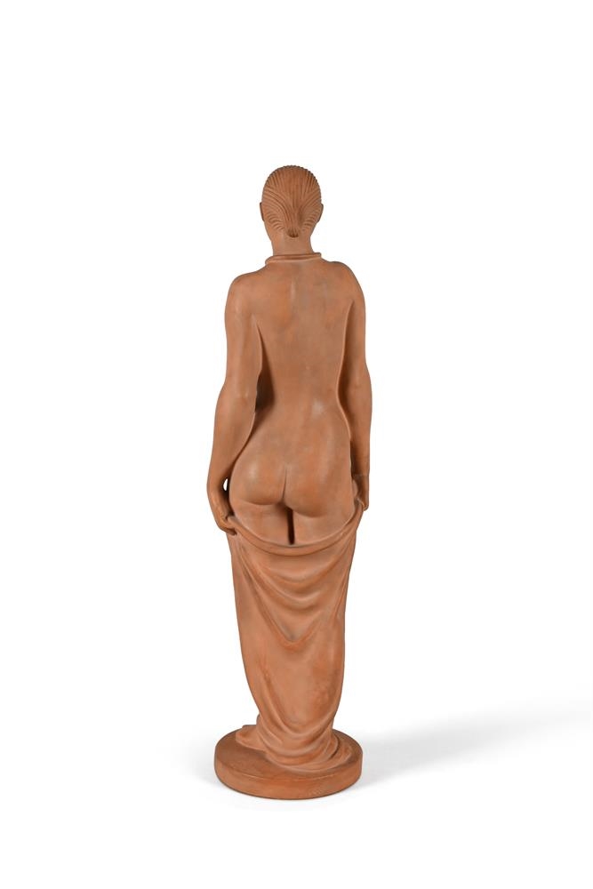 Artwork by Arno Malinowski, STANDING WOMAN, Made of Terracotta