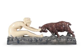 AN ART DECO FIGURAL SCULPTURE - Fortunato Gori