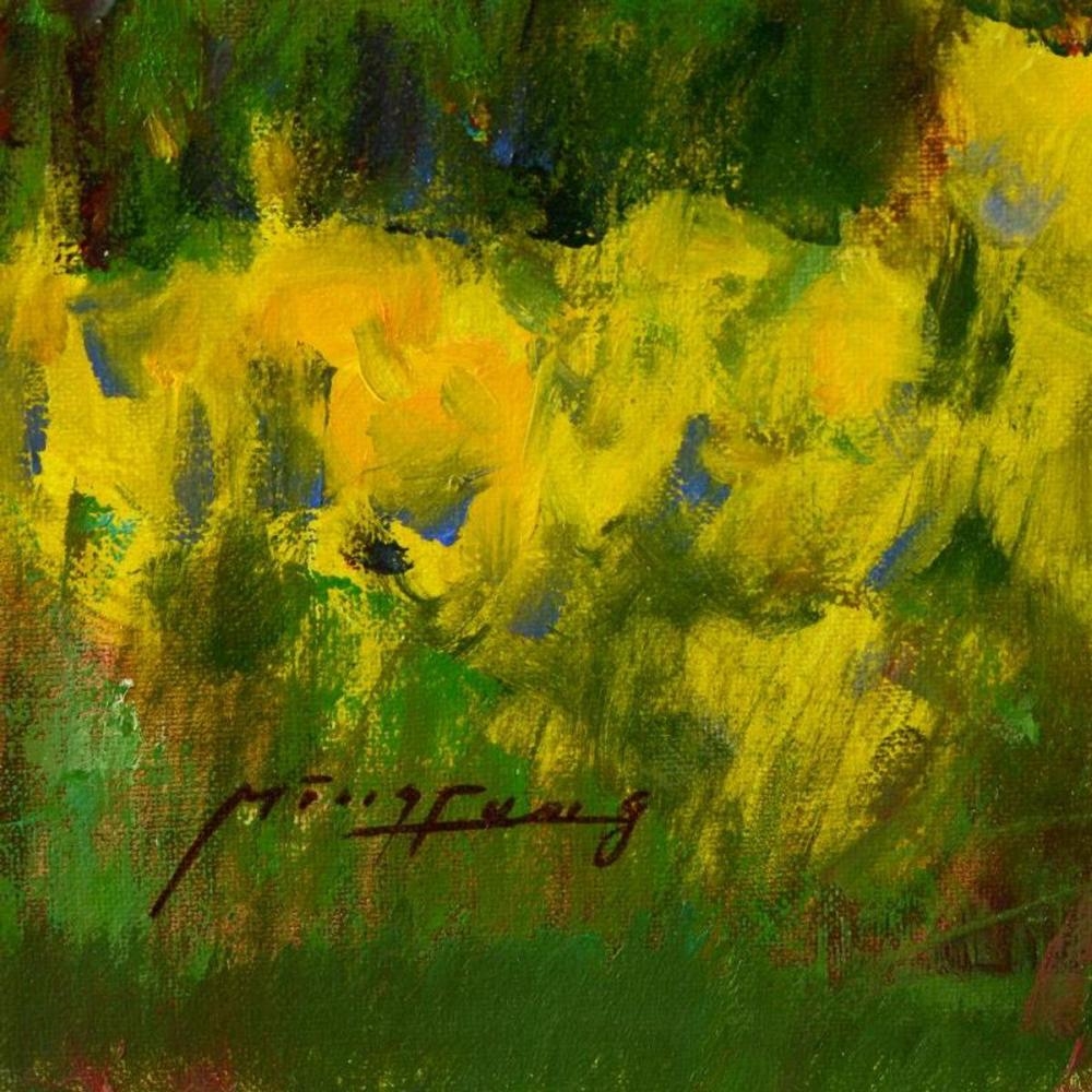 Artwork by Ming Feng, Timberland, Made of Oil