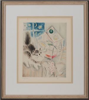 La cage et le chat - Mily Possoz