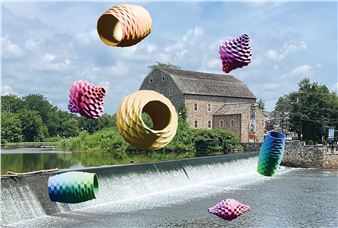 Christine Romanell: Cosmic Crossing an Augmented Reality Art Experience - Hunterdon Museum of Art