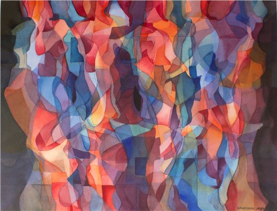 George Seton Coggeshall | Abstract painting (1987) | MutualArt