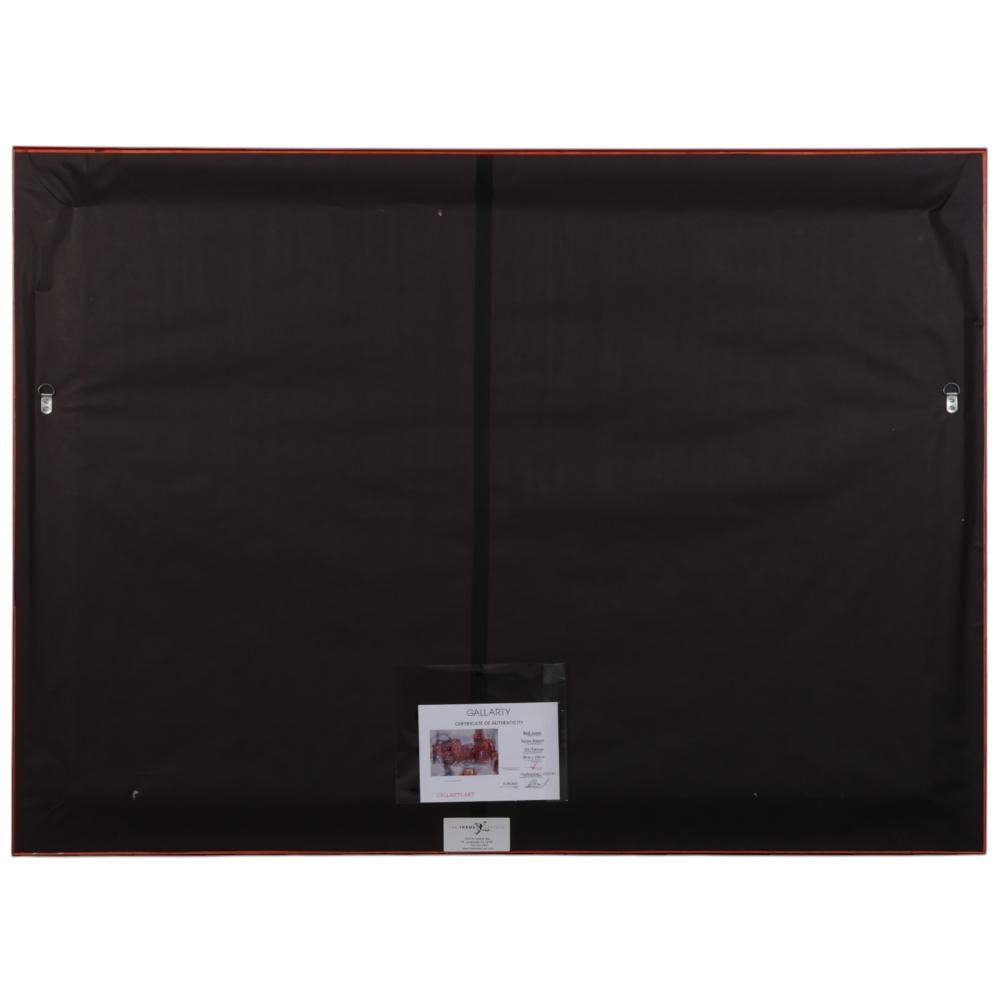 Artwork by Zarina Biganti, Red Town, Made of Oil On Canvas