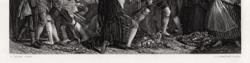 Artwork by Eyre Crowe, De Foe In The Pillory, Made of Antique Engraving On Wove Paper