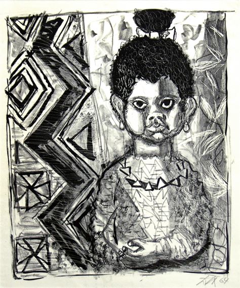 Susu (Negerkind by Otto Dix, 1964