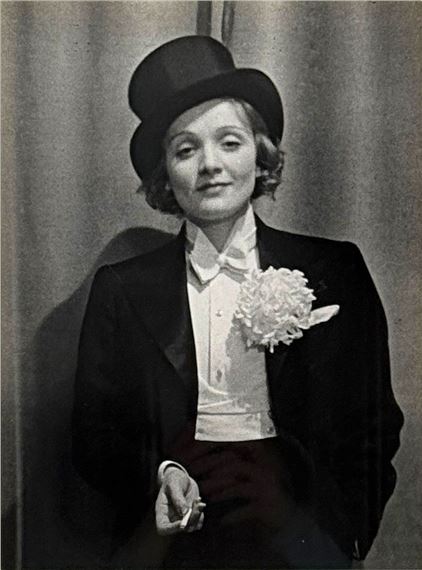 Marlene Dietrich Gelatin Silver Print by Alfred Eisenstaedt, 1990
