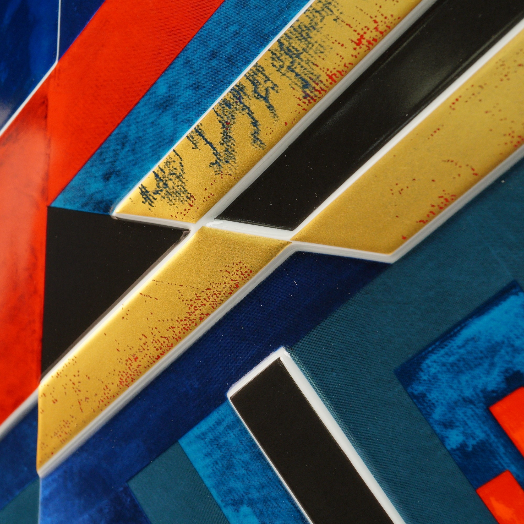 Artwork by Otto Herbert Hajek, Centennial Year Porcelain Plate, Made of Porcelain