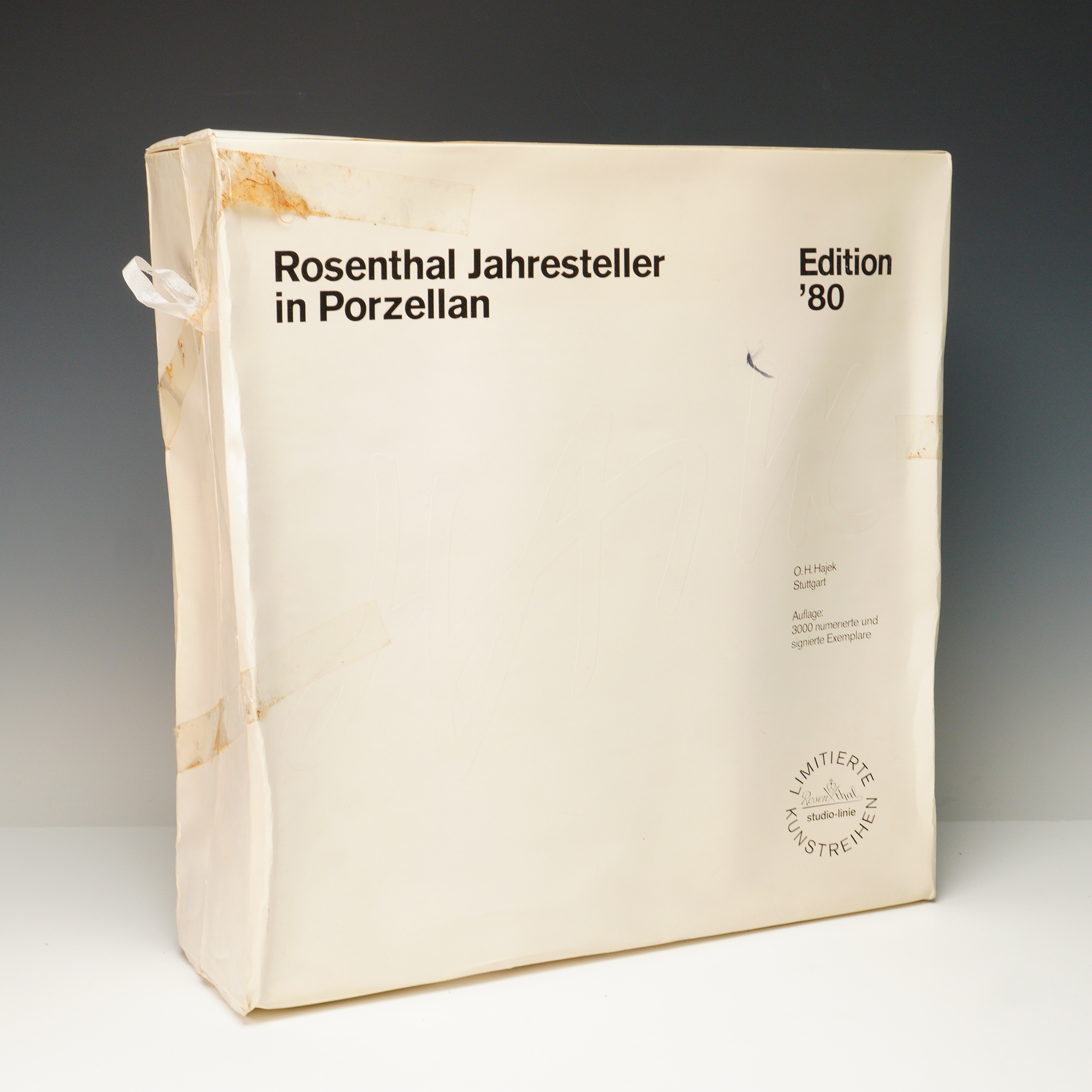 Artwork by Otto Herbert Hajek, Centennial Year Porcelain Plate, Made of Porcelain