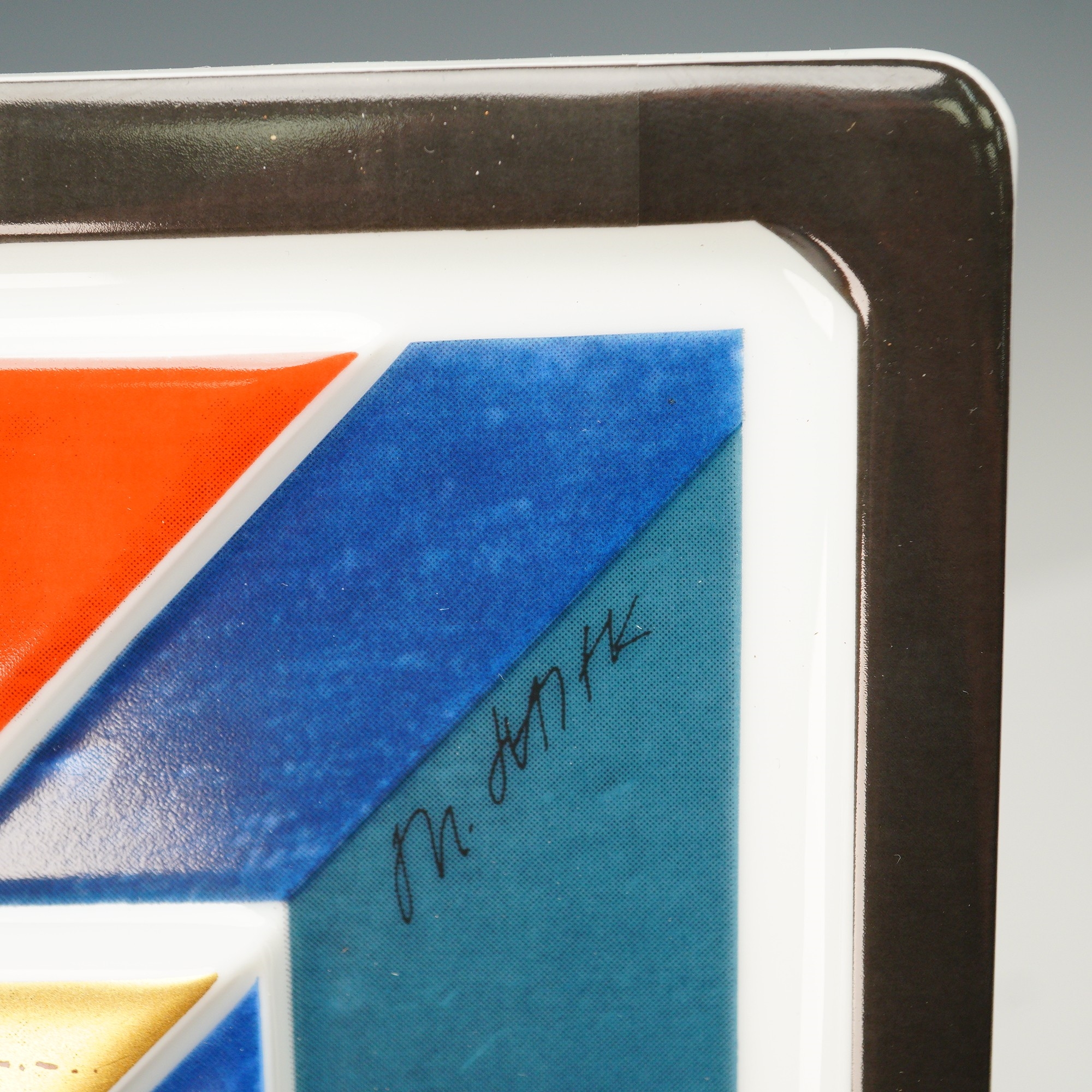 Artwork by Otto Herbert Hajek, Centennial Year Porcelain Plate, Made of Porcelain