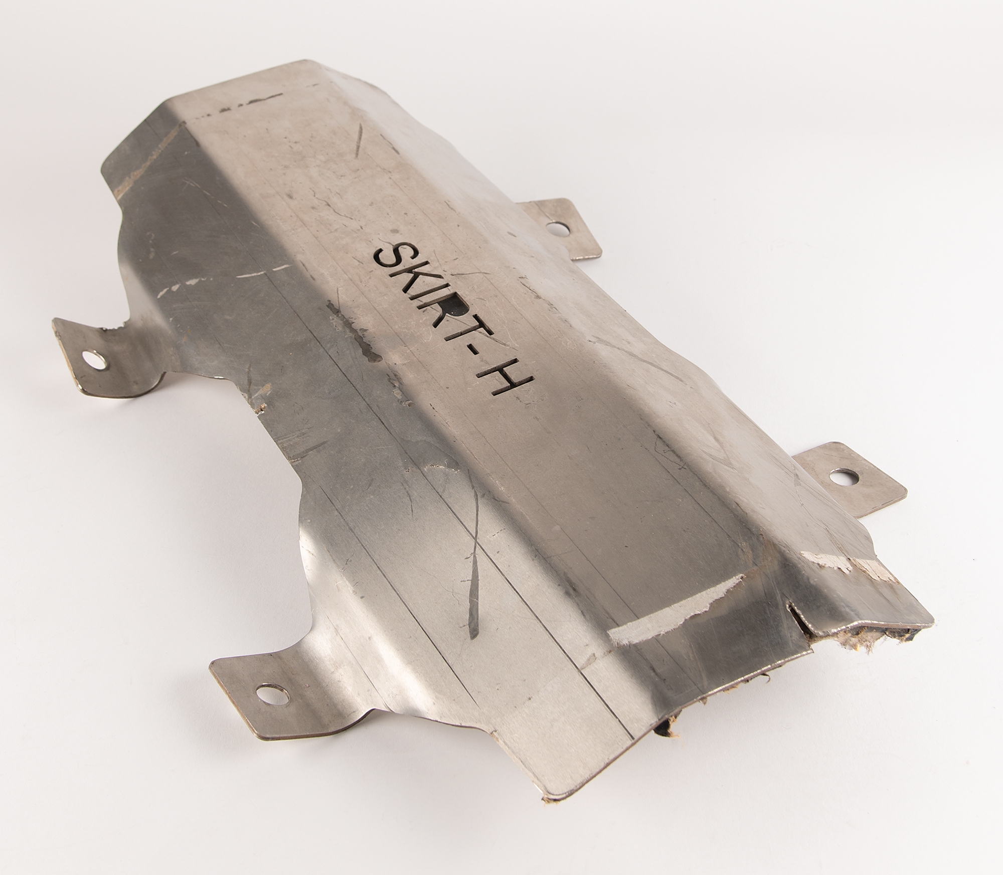 Artwork by Elon Musk, SpaceX Starship SN8 Flown 'SKIRT-H' Panel, Made of Metal