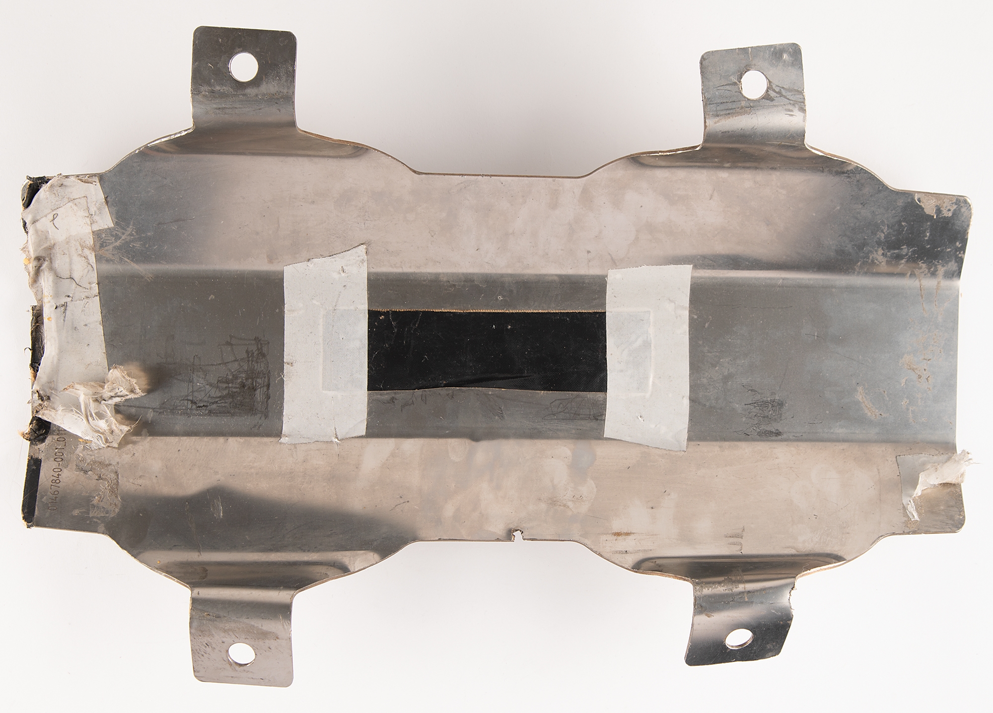 Artwork by Elon Musk, SpaceX Starship SN8 Flown 'SKIRT-H' Panel, Made of Metal