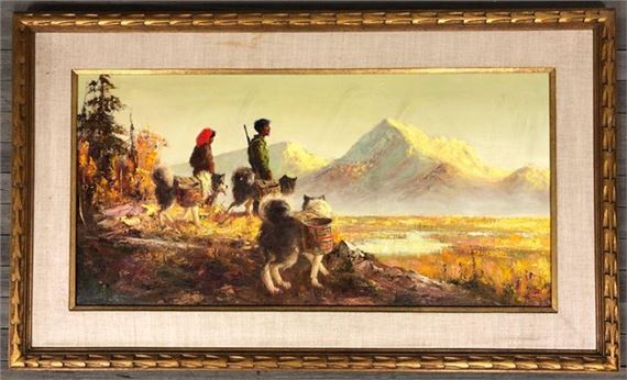 Ellen Henne Goodale | Athabascan Journey Scene | MutualArt