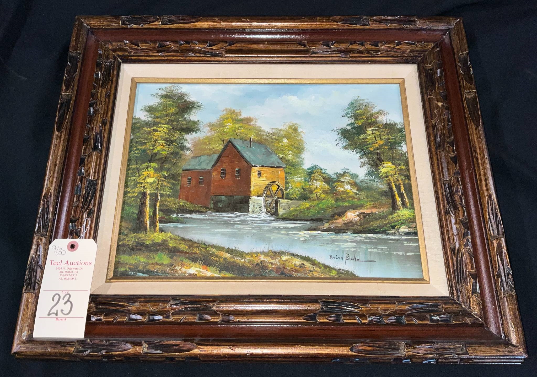 Brian Roche | Water Wheel Mill | MutualArt