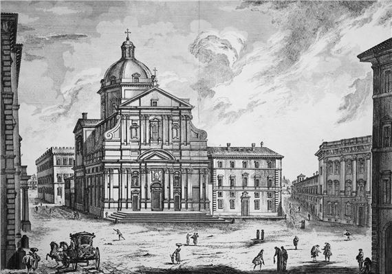 Konvolut von 5 Ansichten Roms - Jean Barbault