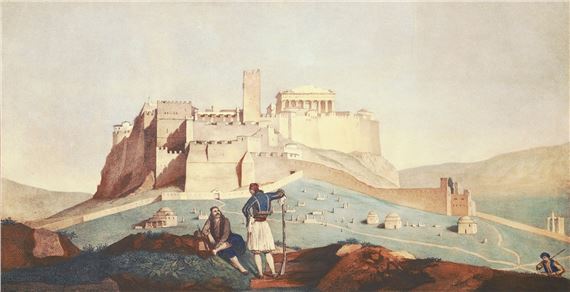 Vue de l'Acropolis d'Athéns - Louis Dupré