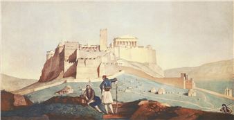 Vue de l'Acropolis d'Athéns - Louis Dupré