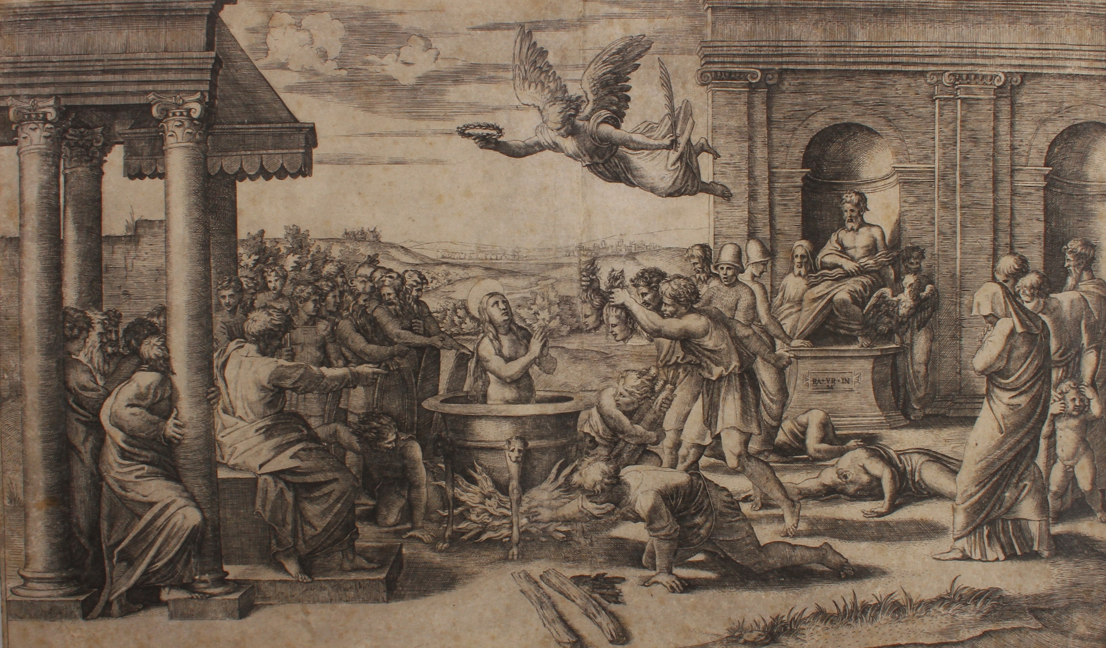 Marcantonio Raimondi | Martyrdom of St. Cecilia | MutualArt