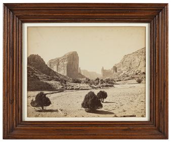 Albumen photo of Dechelley Canyon - John K. Hillers