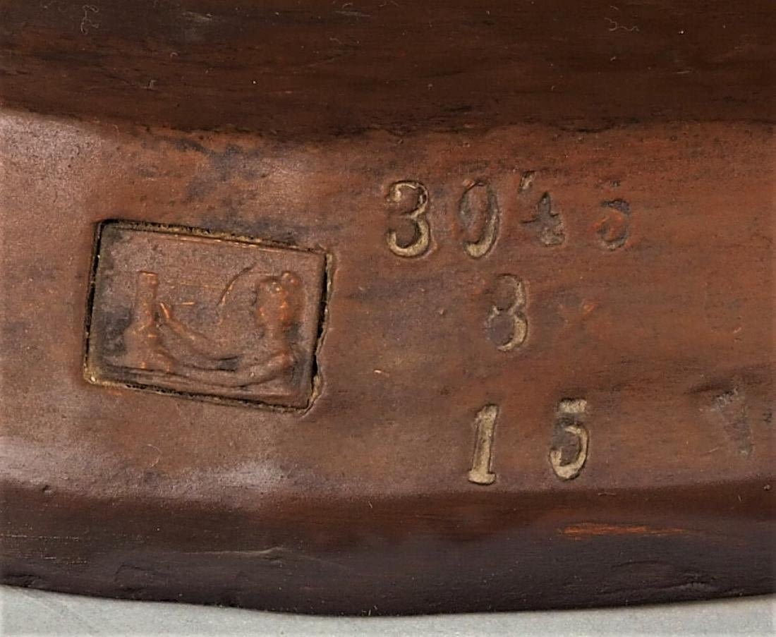 Artwork by F. Bate, Art Nouveau floor standing vase, Made of Terracotta