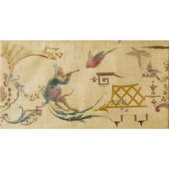 Monkey Playing Music to Birds