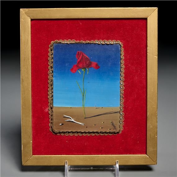 Stem rose in Surreal landscape by Jorge Noceda Sánchez