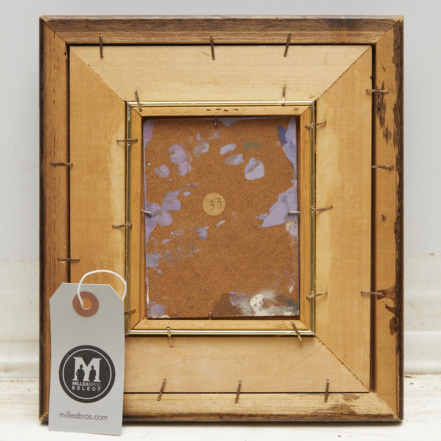 Artwork by Jorge Noceda Sánchez, Bird on Branch, in Surrealist Landscape, Made of Oil On Masonite