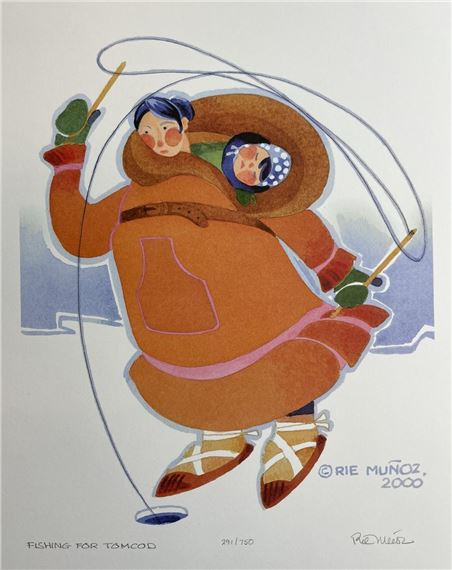 Rie Muñoz | Fishing For Tomcod (2000) | MutualArt