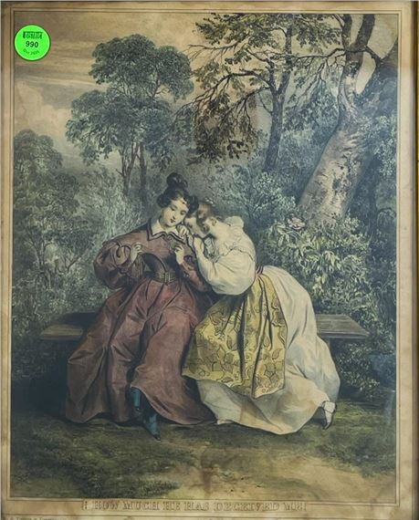 Achille Devéria | How Much He Has Deceived Me (ca. 1860) | MutualArt