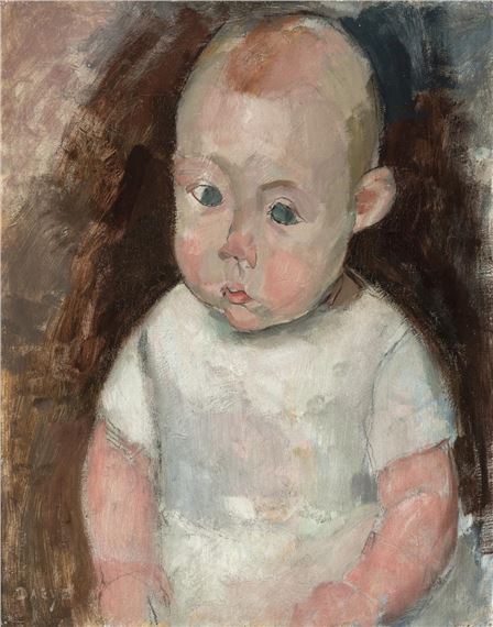 The amazed child by Hippolyte Daeye, 1924