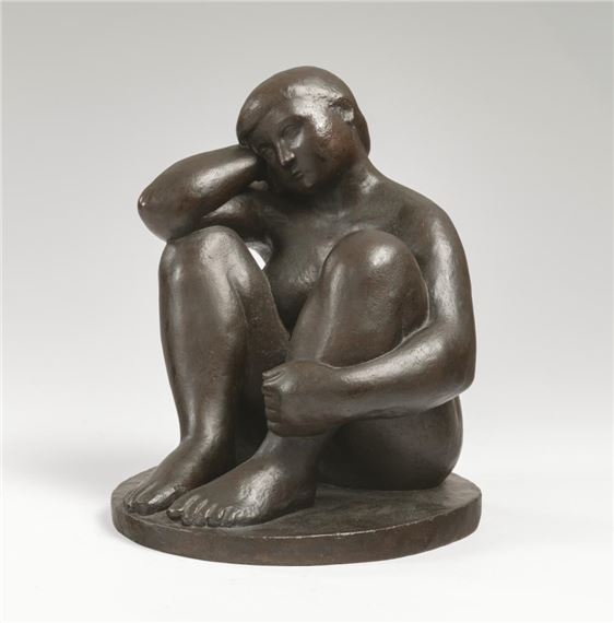 Sitting woman - George Grard