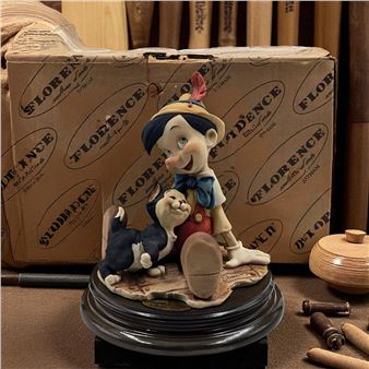 Pinocchio And Figaro - Giuseppe Armani
