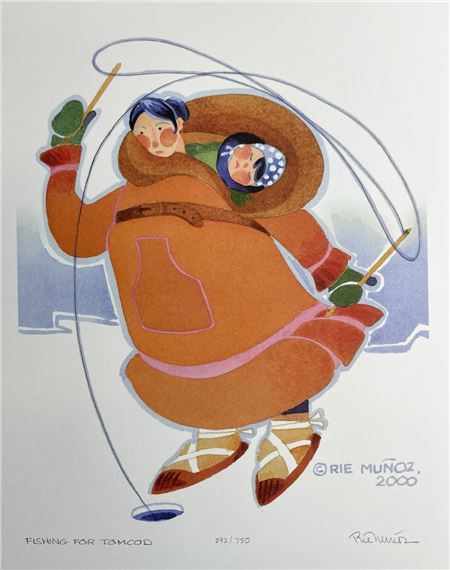 Rie Muñoz | Fishing For Tomcod (2000) | MutualArt