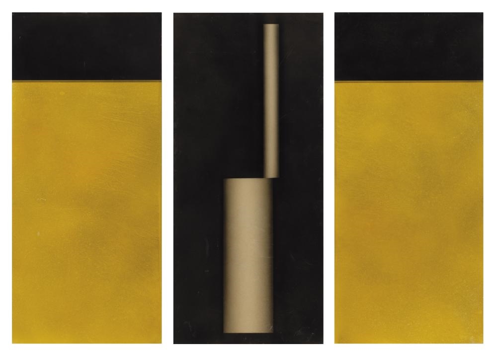 Artwork by Marco Tirelli, Composition, Made of Tempera On Hardboard