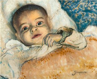 Jacques au berceau - Georges Lemmen