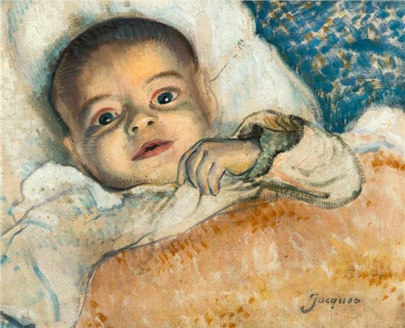 Jacques au berceau - Georges Lemmen